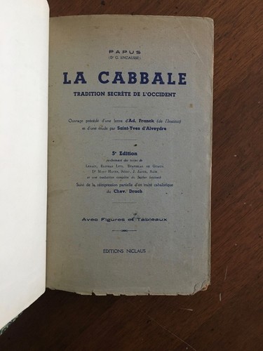 Esoterismo papus cabbale - esoterismo,