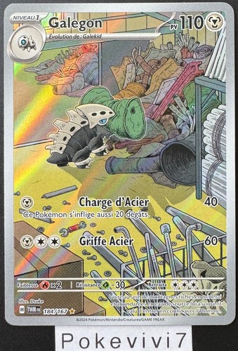 Carte pokemon galegon 184 167 - carte,