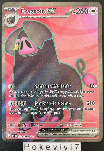 Carte pokemon fragroin 234 198 - carte,