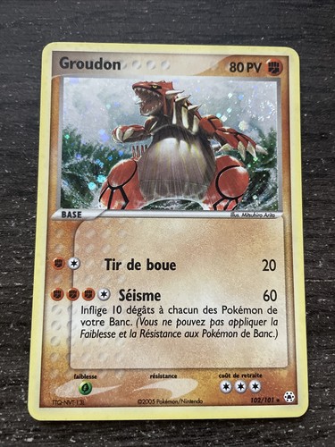 Groudon holo pokemon - groudon,