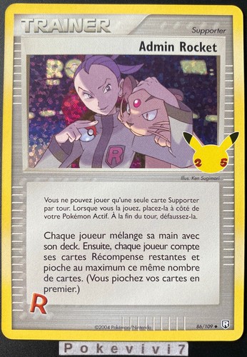Carte pokemon admin - admin, rocket