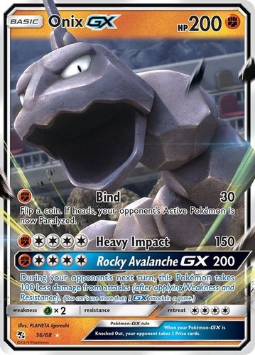 Onix 68 pokemon - 36/68,